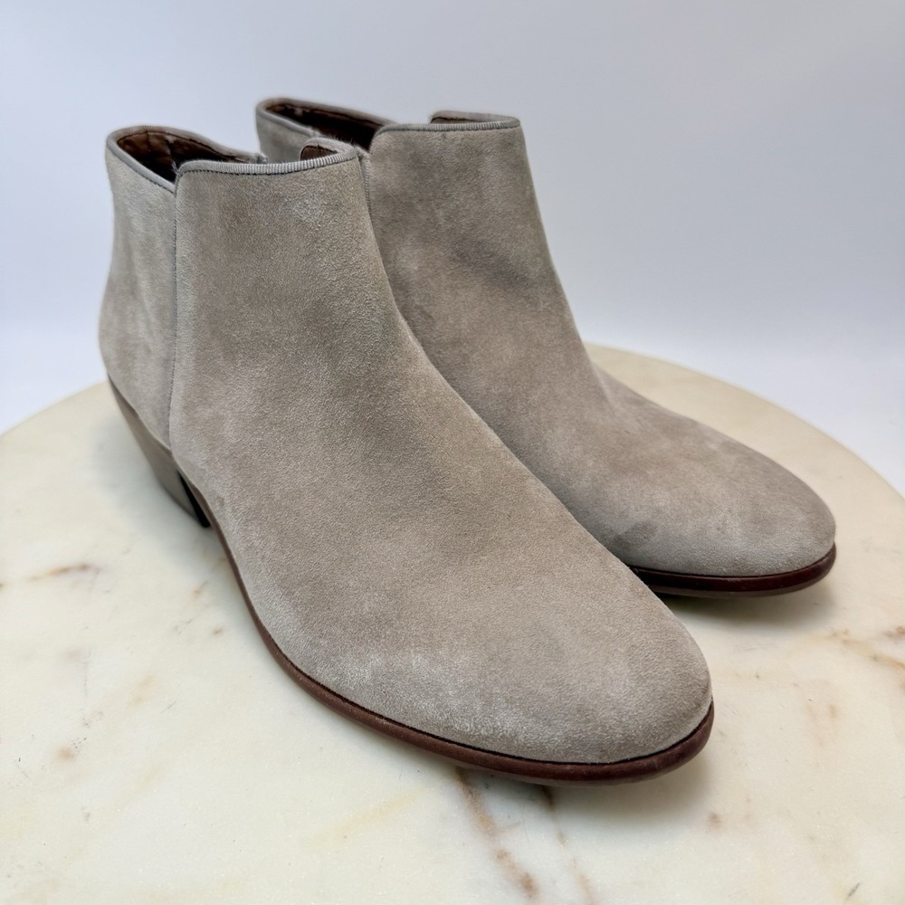 Sam Edelman Women's Ankle Bootie Tan Suede Leather 6 M